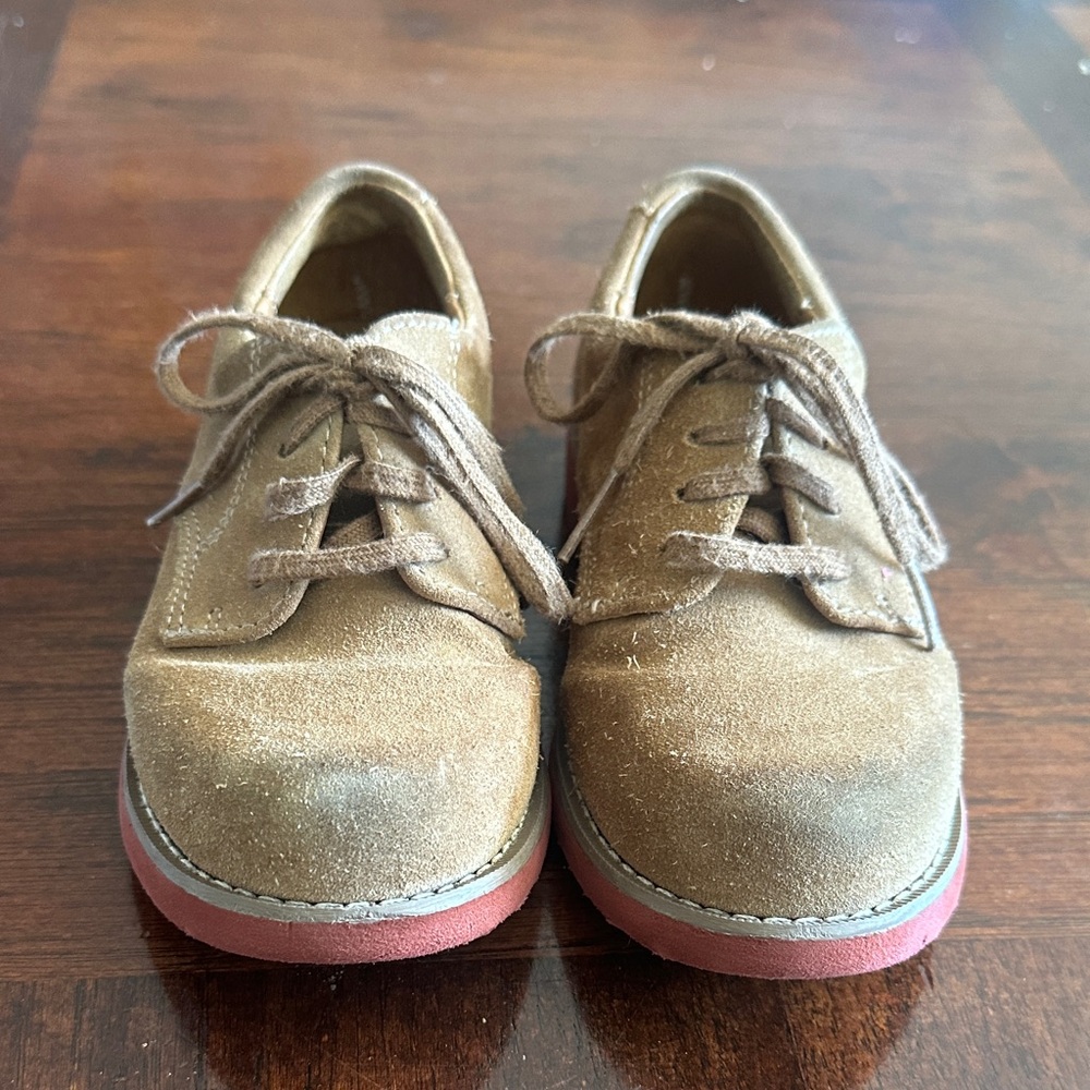 Sperry Kids Brown Lace-Up Dress Shoes